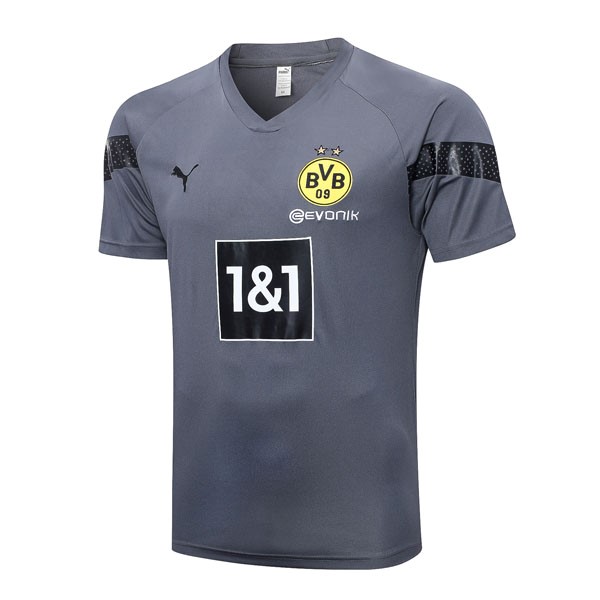 Trainingshirt Dortmund 2022-23 Grau Schwarz